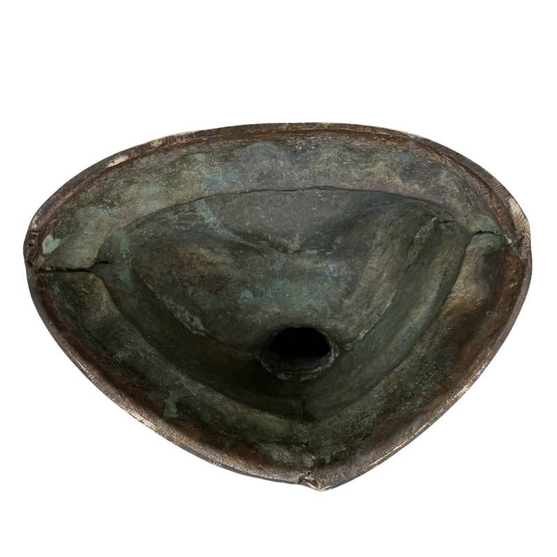 Antiker Vajrasattva aus Bronze mit Weiheöffnung oben