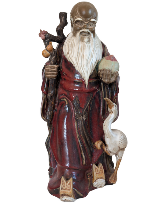 Die Figuren Fu, Lu und Shou in Sanxing stehen für Glück, Wohlstand und ein langes Leben.