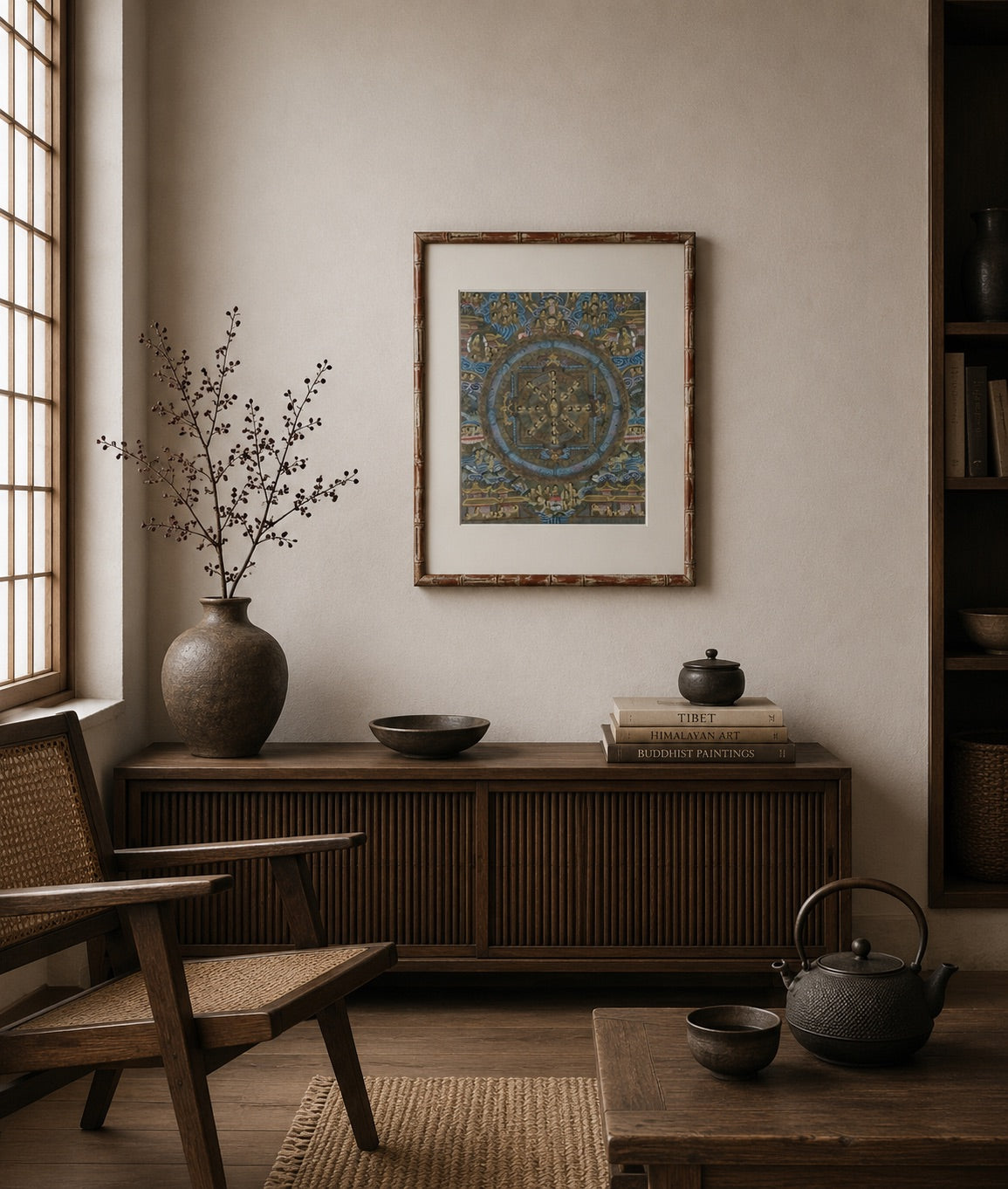 Asiatisches Erbe, sakrale Kunst, Interieur