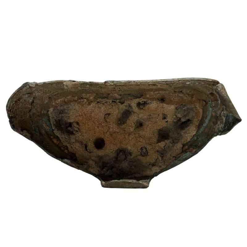 Buddha-Statue aus Bronze, alte Patina, klassisches Aussehen, Ruhe