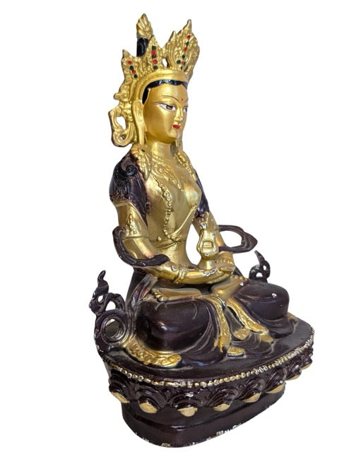 Moderne Tara-Statue im buddhistischen Stil mit friedvoller Ausstrahlung
