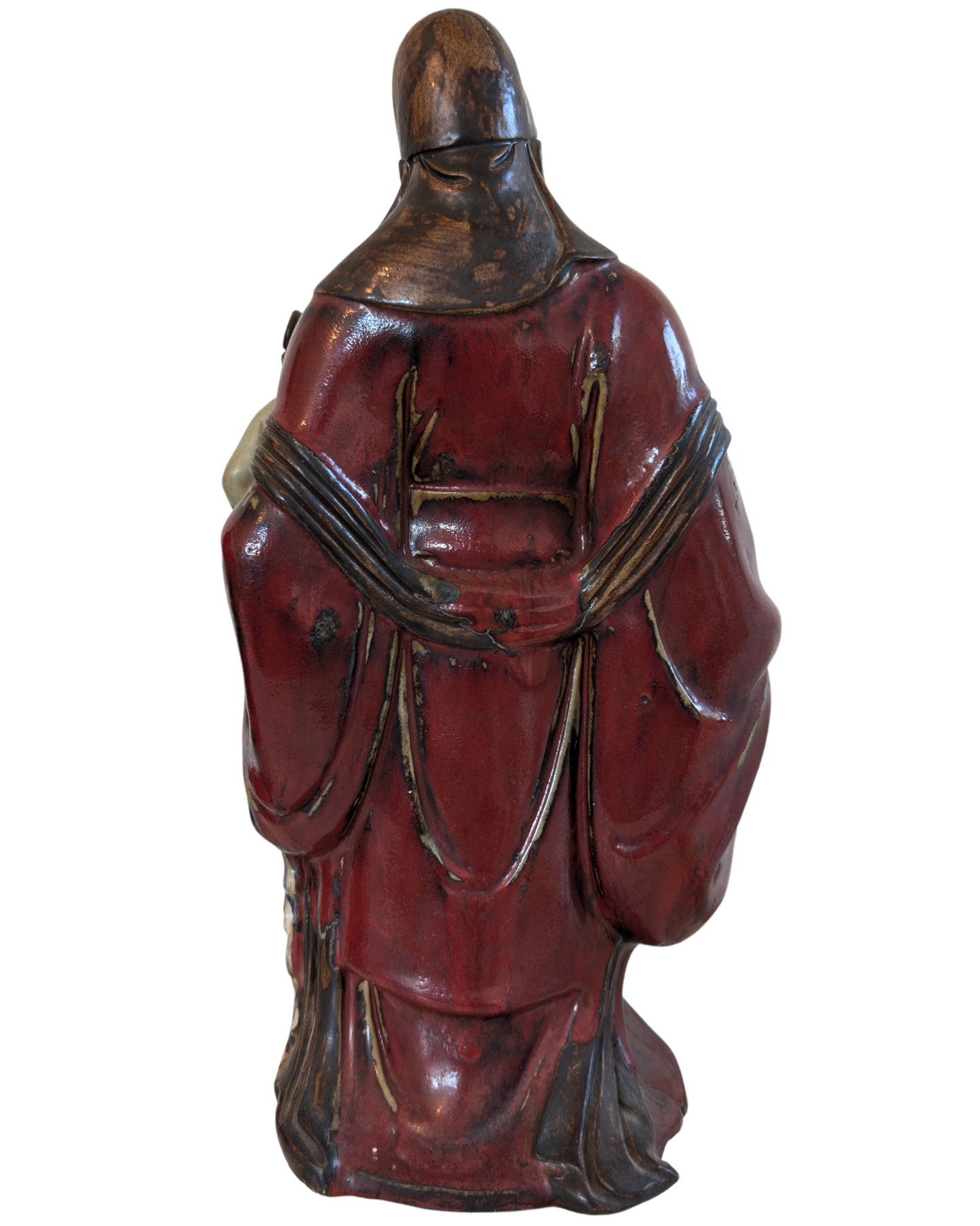 Der chinesische Sterngott Shou mit dem Pfirsich der Unsterblichkeit und dem Kranich. Zurück