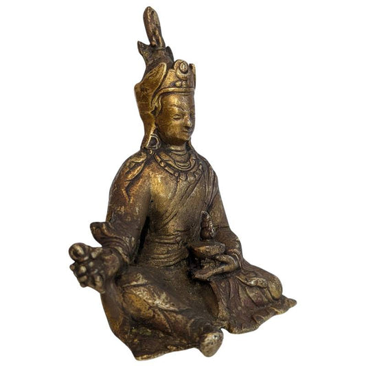 Guru Rinpoche aus tibetischer Bronze