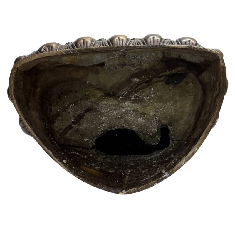 Spirituelle Lamafigur aus antiker Bronze