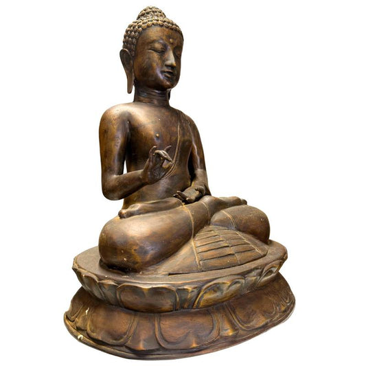 Außergewöhnlich schweres und hochwertiges javanisches Bronzegussstück mit einem Gewicht von 8,5 kg.