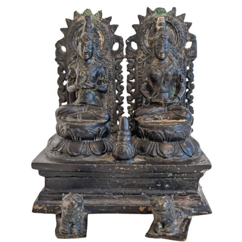 Shiva en Parvati: Het Verhaal van Goddelijke Liefde en Toewijding