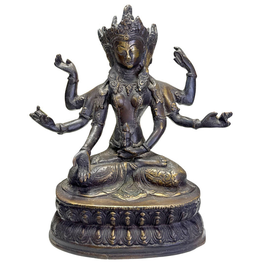 De vier belangrijkste boeddhistische heiligdommen: Lumbini, Bodh Gaya, Sarnath en Kushinagar