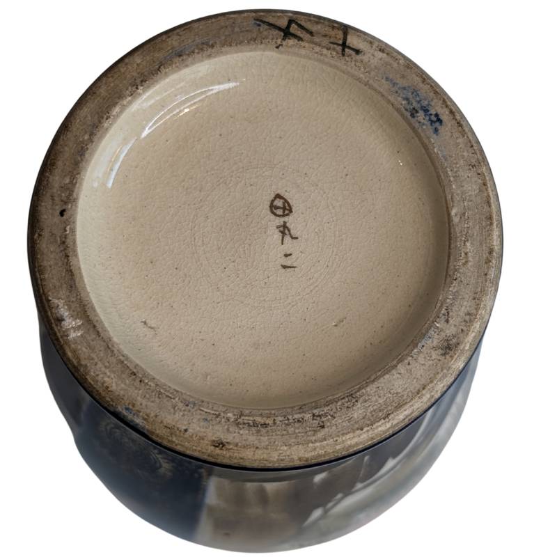 Japan Meiji-Periode Satsuma Vasen Keramik 1stbuddha
