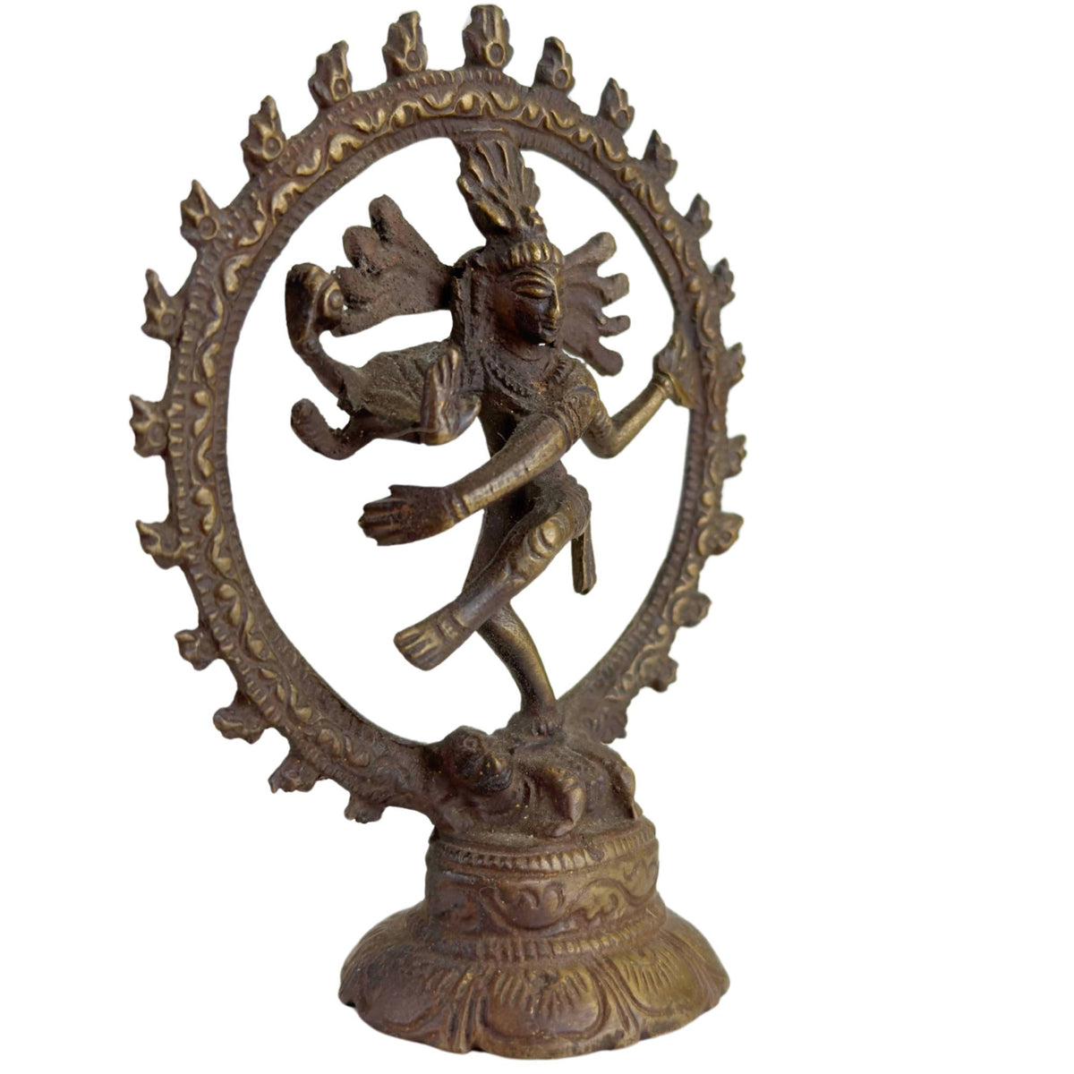 Set of three bronze Shiva Nataraja figures from India – view 10