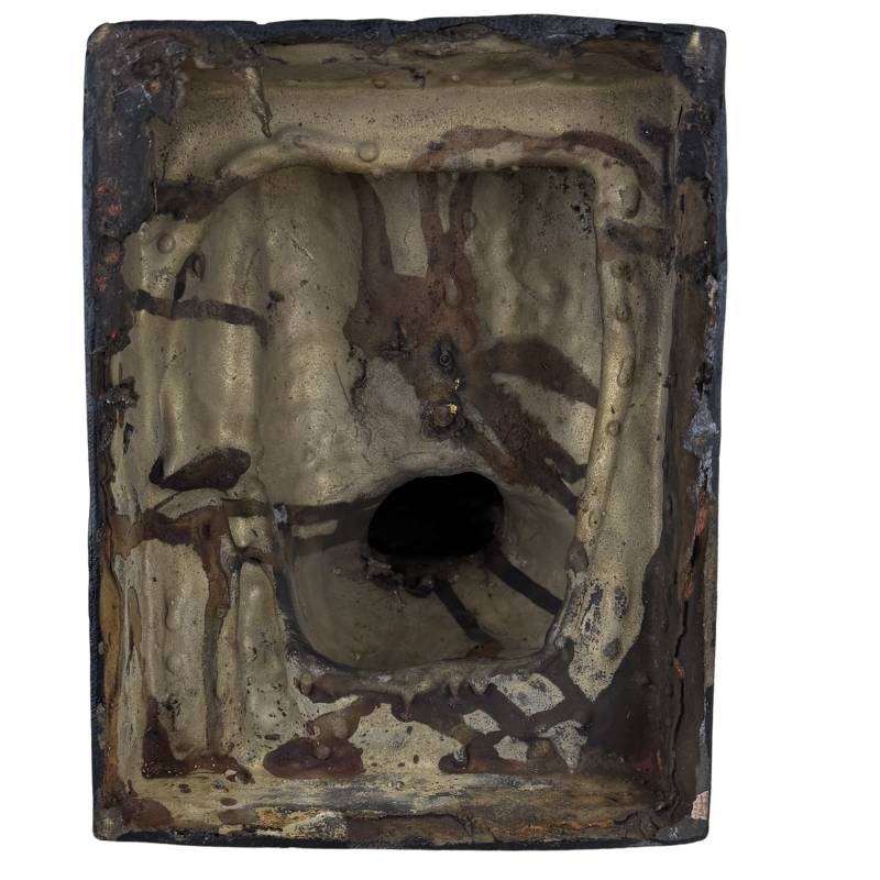 Thailändische Bronzedekoration mit Patina