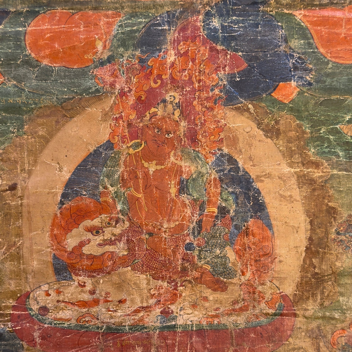 Tibetische Sakya-Linien-Thangka mit Hevajra – Frühe Ngor-Tradition, 15. Jahrhundert