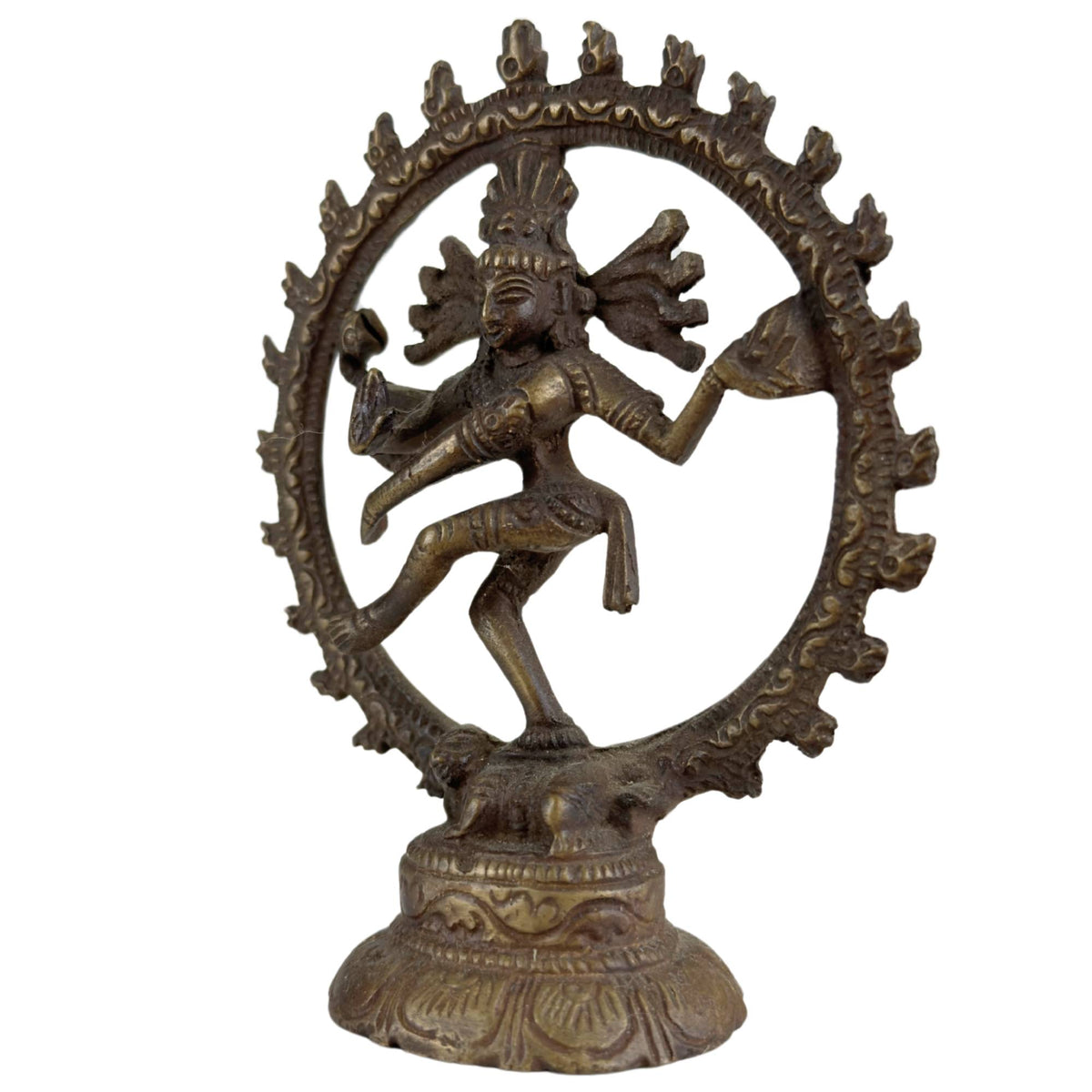 Set of three bronze Shiva Nataraja figures from India – view 16