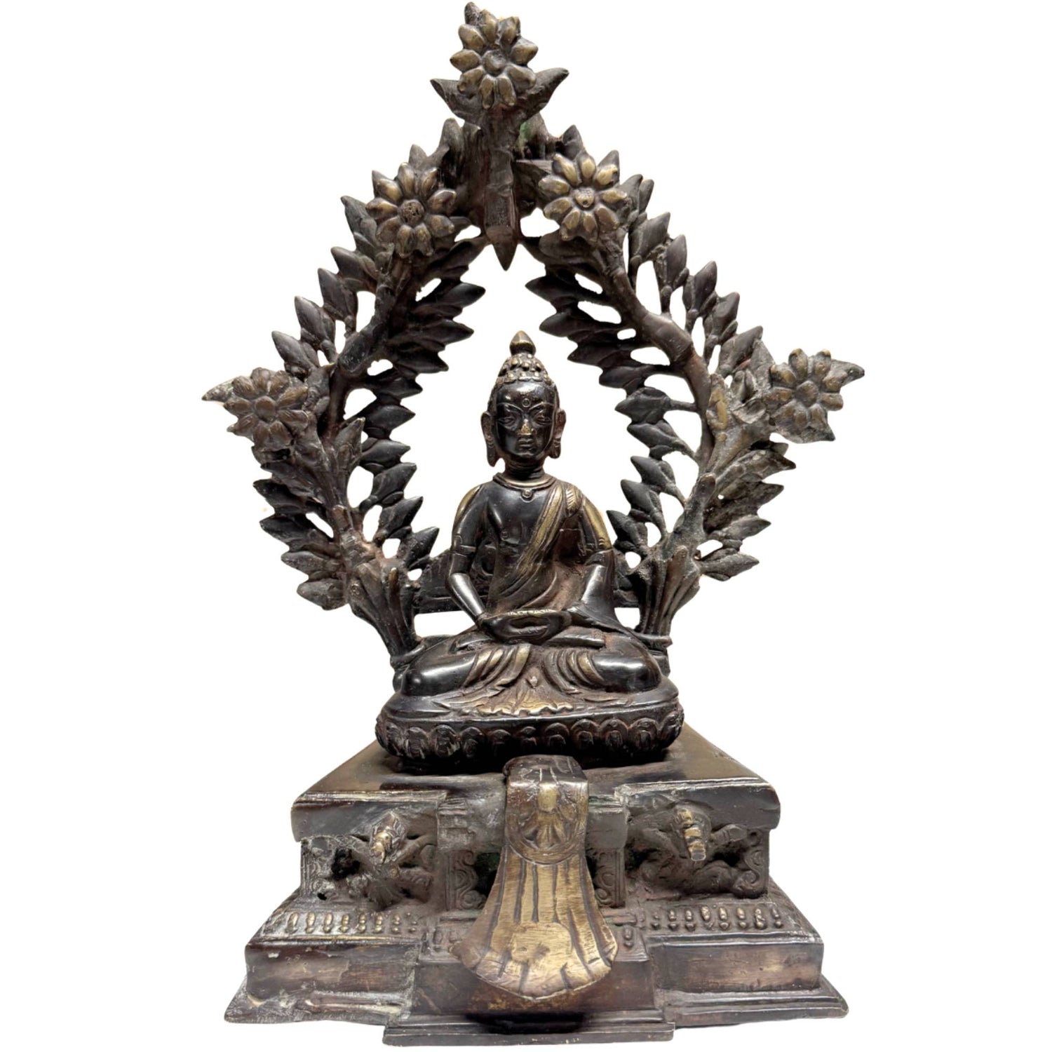 Antike Bronzestatue aus dem Himalaya
