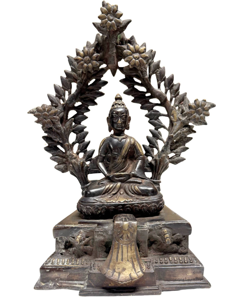 Museumswürdige antike Himalaya-Bronze (Königreich Mustang / Lo), 15.–17. Jahrhundert