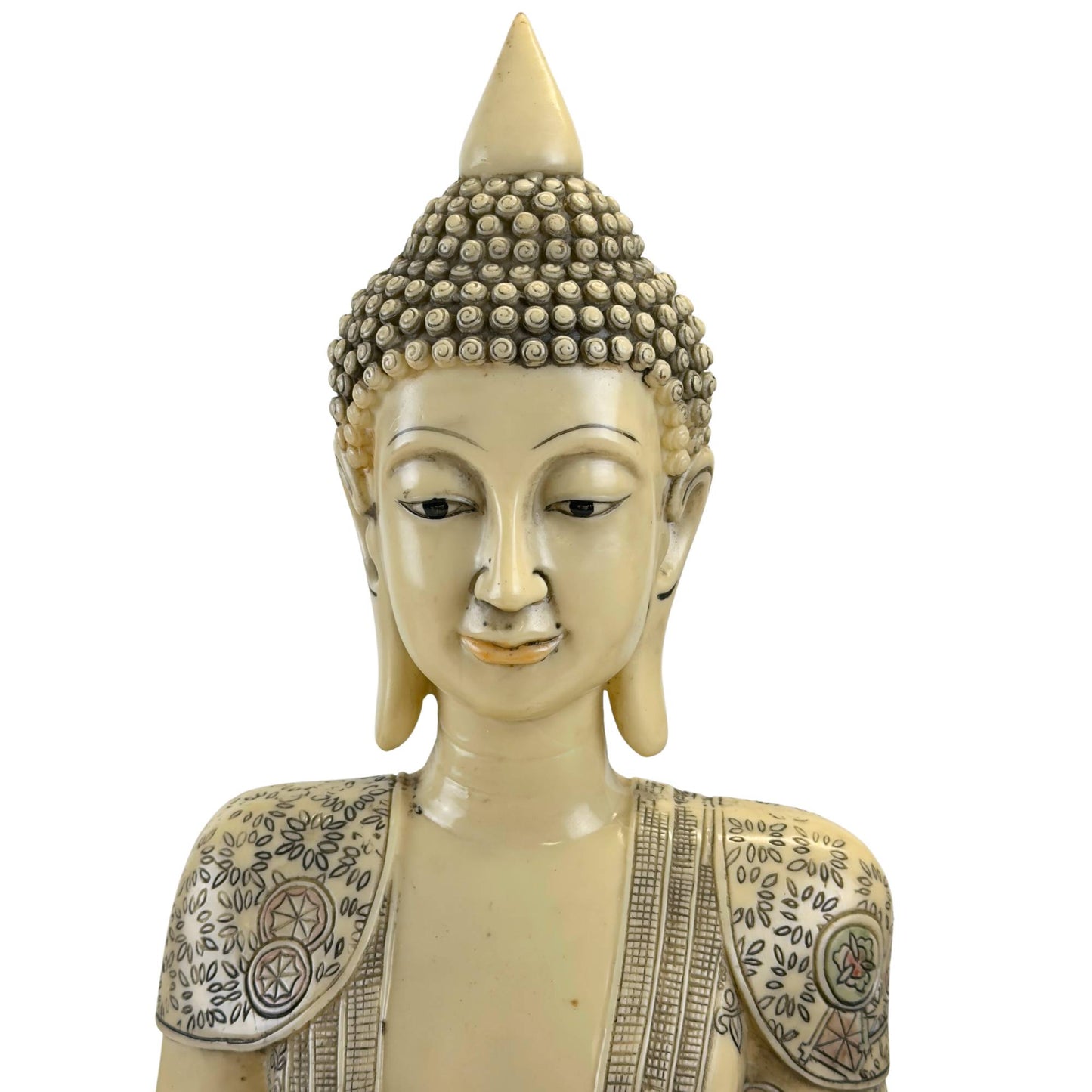 Buddha XL Polyresin Knochenpatina