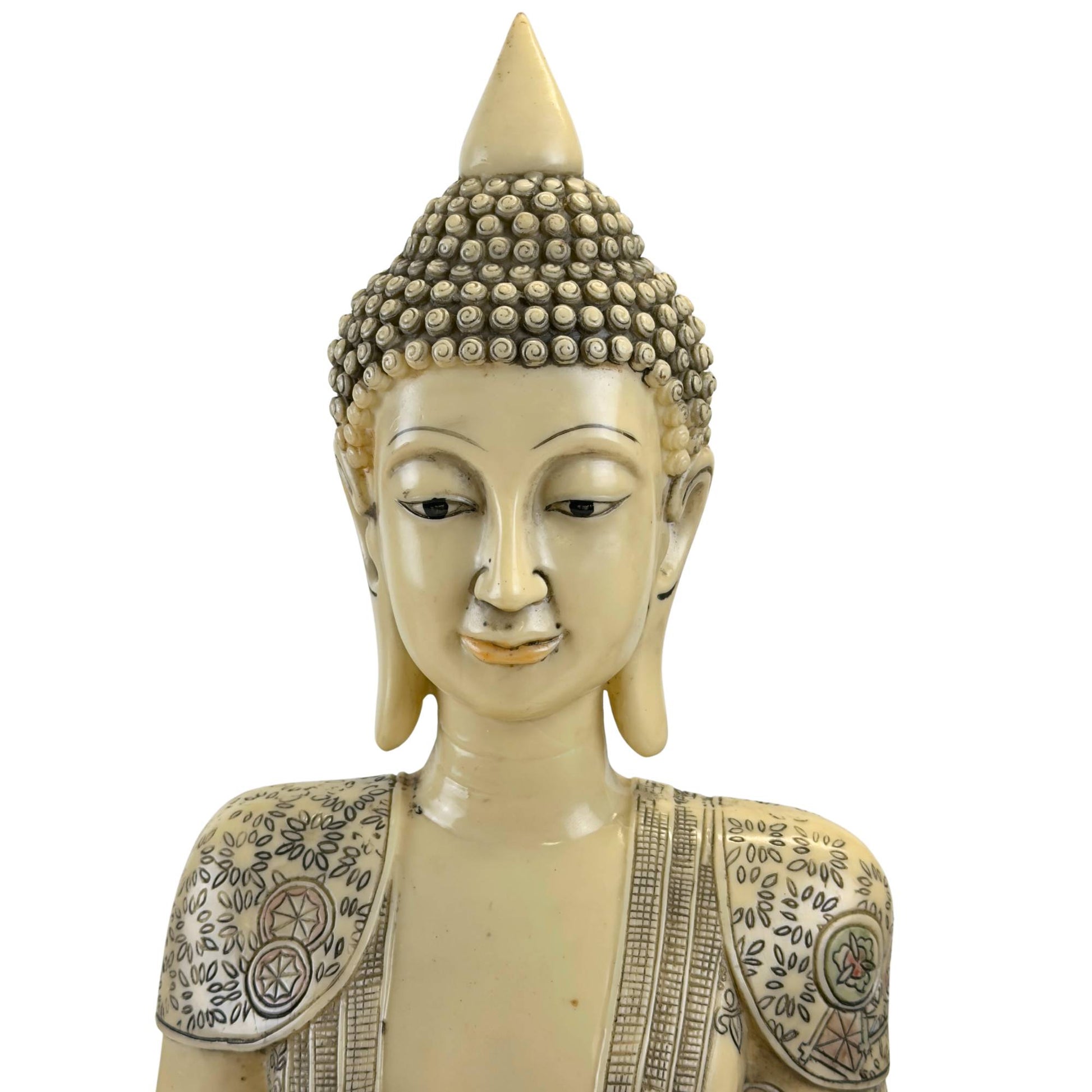 Buddha XL Polyresin Knochenpatina