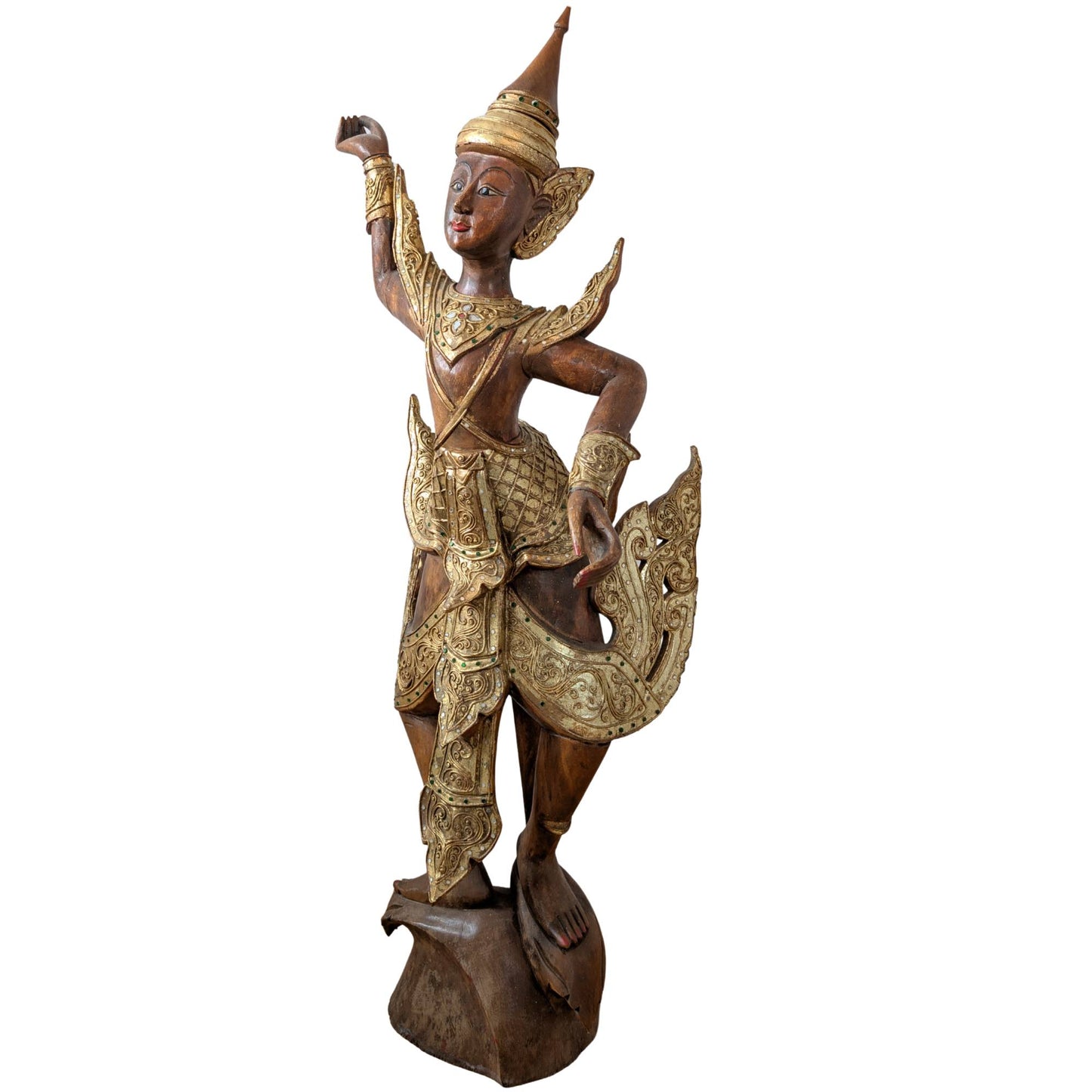 Von der 1stBuddha Research Unit geprüftes burmesisches Kinnara-Exemplar.