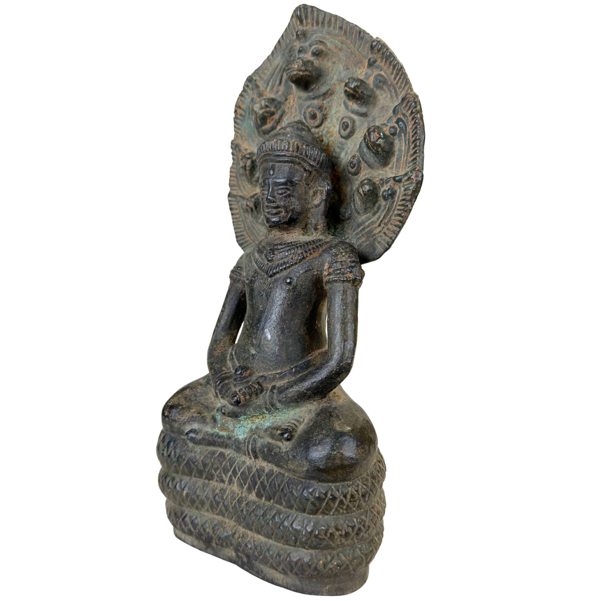 Technisch geprüfte Bronzestatue im Khmer-Stil aus der 1. Buddha-Forschungseinheit.