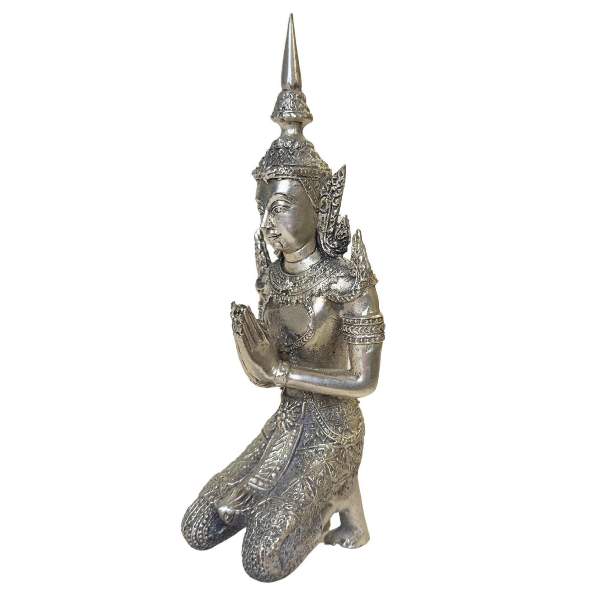 Exklusive, silberplattierte Thepanom-Engel aus der 1stBuddha-Kollektion.