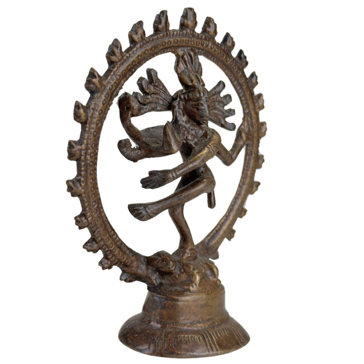 Set of three bronze Shiva Nataraja figures from India – view 19