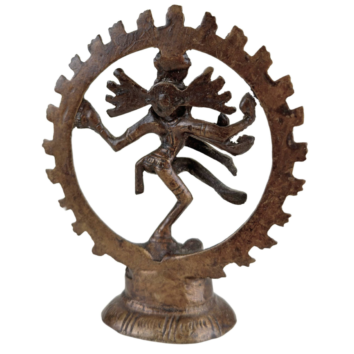 Set of three bronze Shiva Nataraja figures from India – view 21