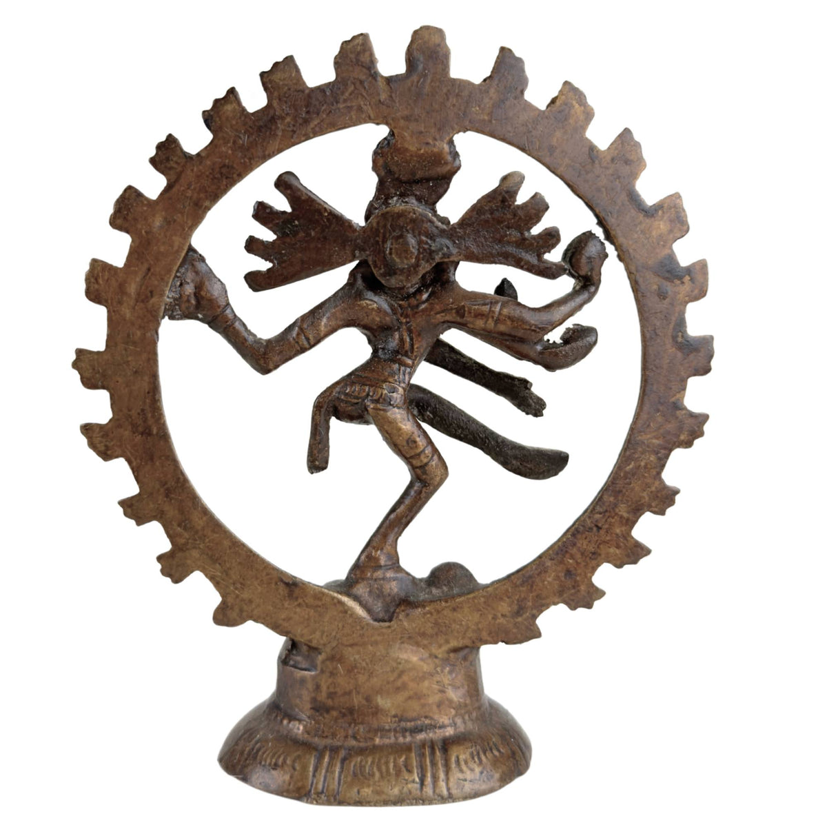 Set of three bronze Shiva Nataraja figures from India – view 22