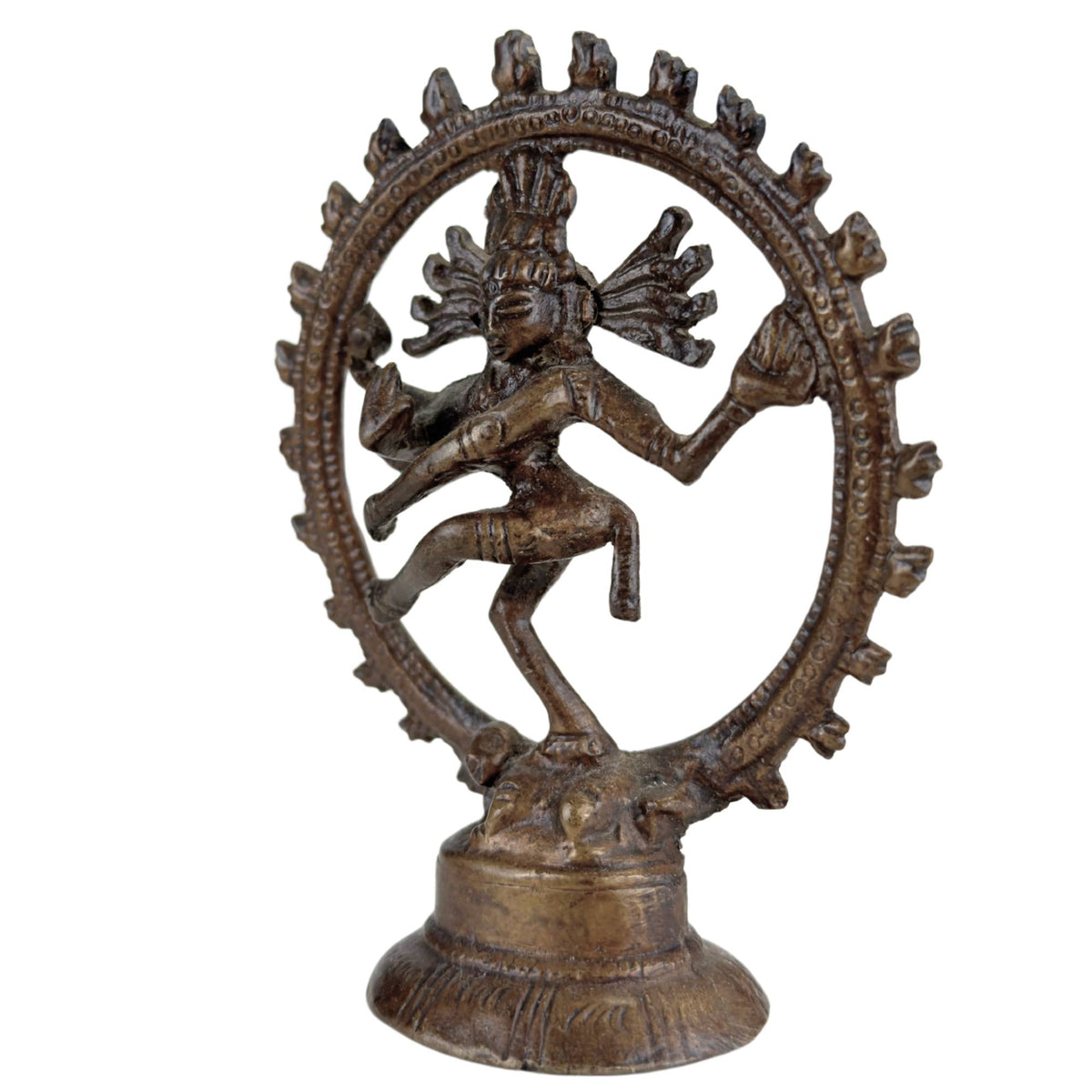 Set of three bronze Shiva Nataraja figures from India – view 25