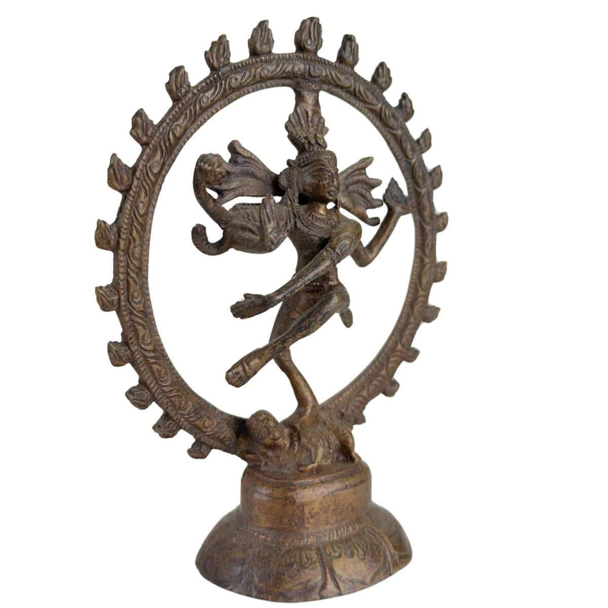 Set of three bronze Shiva Nataraja figures from India – view 1
