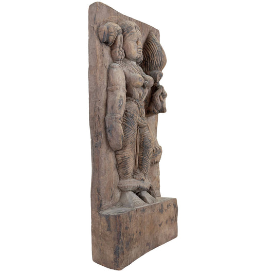Antike Tempeltafel aus dem 19. Jahrhundert mit Sri Devi-Motiv


Zitronenrelief aus dem 1