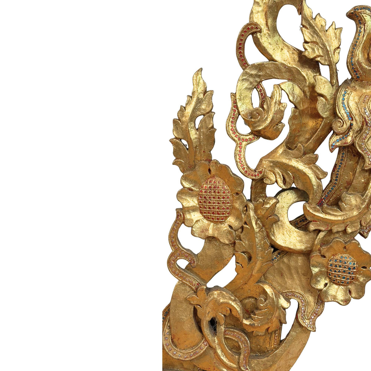 Monumentales birmanisches Tempelgiebel-Ensemble im Mandalay-Stil – Ansicht 10
