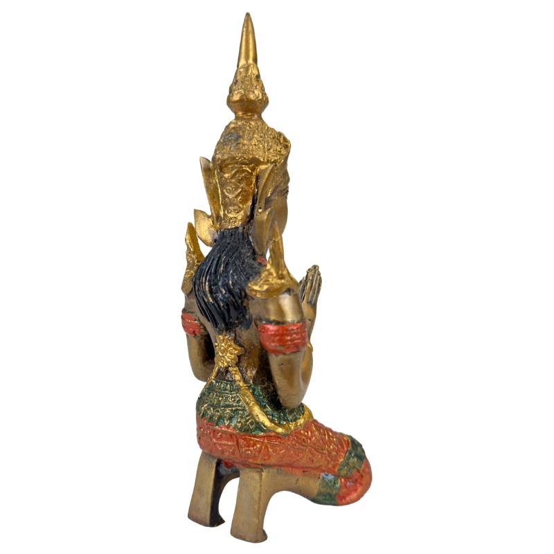 Polychrome Thepanom-Tempelstatue
