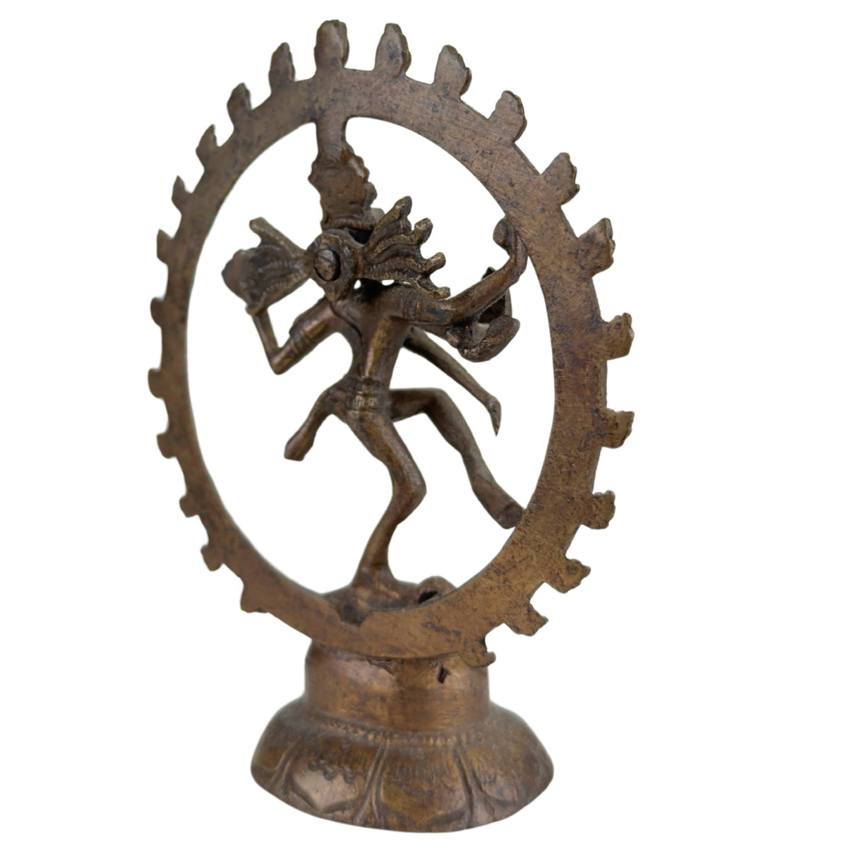 Set of three bronze Shiva Nataraja figures from India – view 3