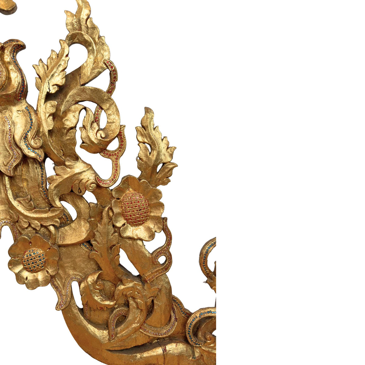 Monumentales birmanisches Tempelgiebel-Ensemble im Mandalay-Stil – Ansicht 13