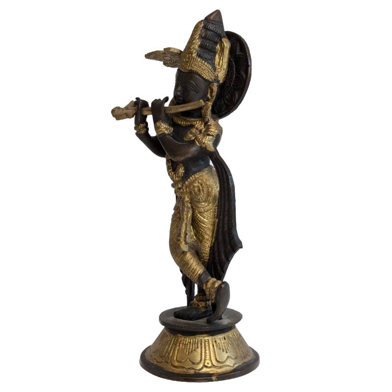 Spirituelle Krishna-Bronzedekoration


Spirituelle Krishna-Bronzedekoration
