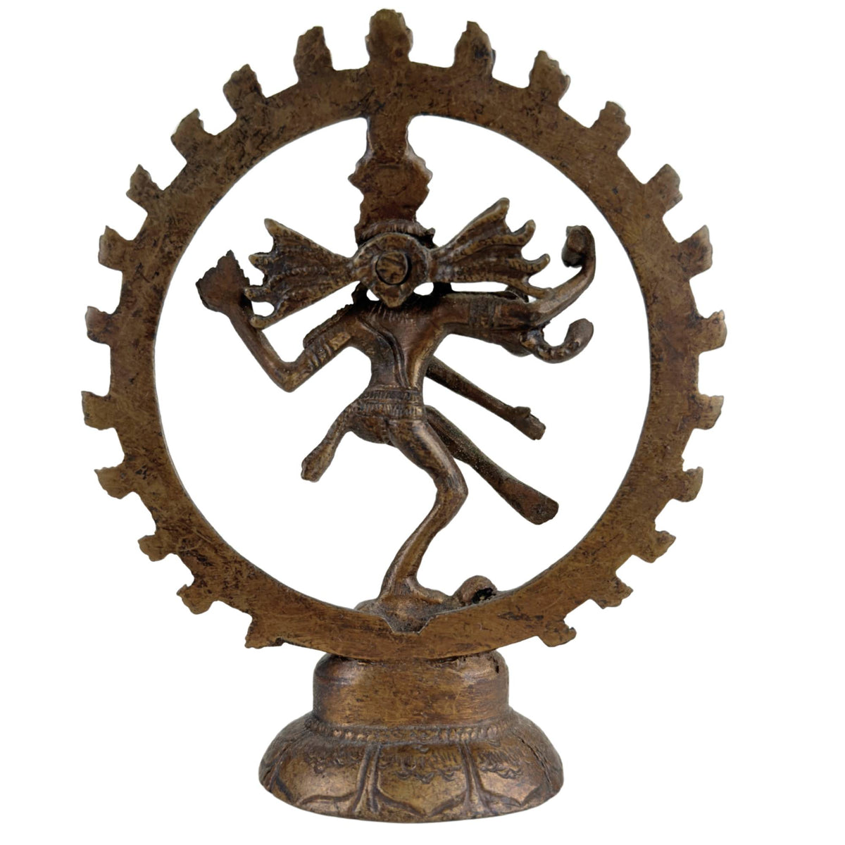 Set of three bronze Shiva Nataraja figures from India – view 4