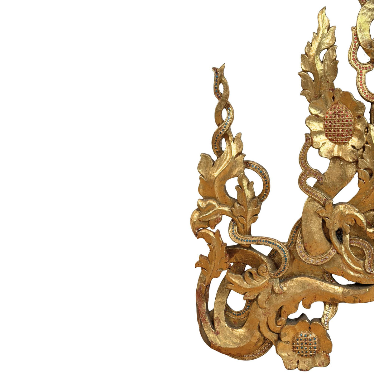 Monumentales birmanisches Tempelgiebel-Ensemble im Mandalay-Stil – Ansicht 14
