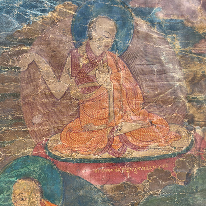 Monumentale tibetische Thangka der Sakya-Linie mit Hevajra – Ansicht 6