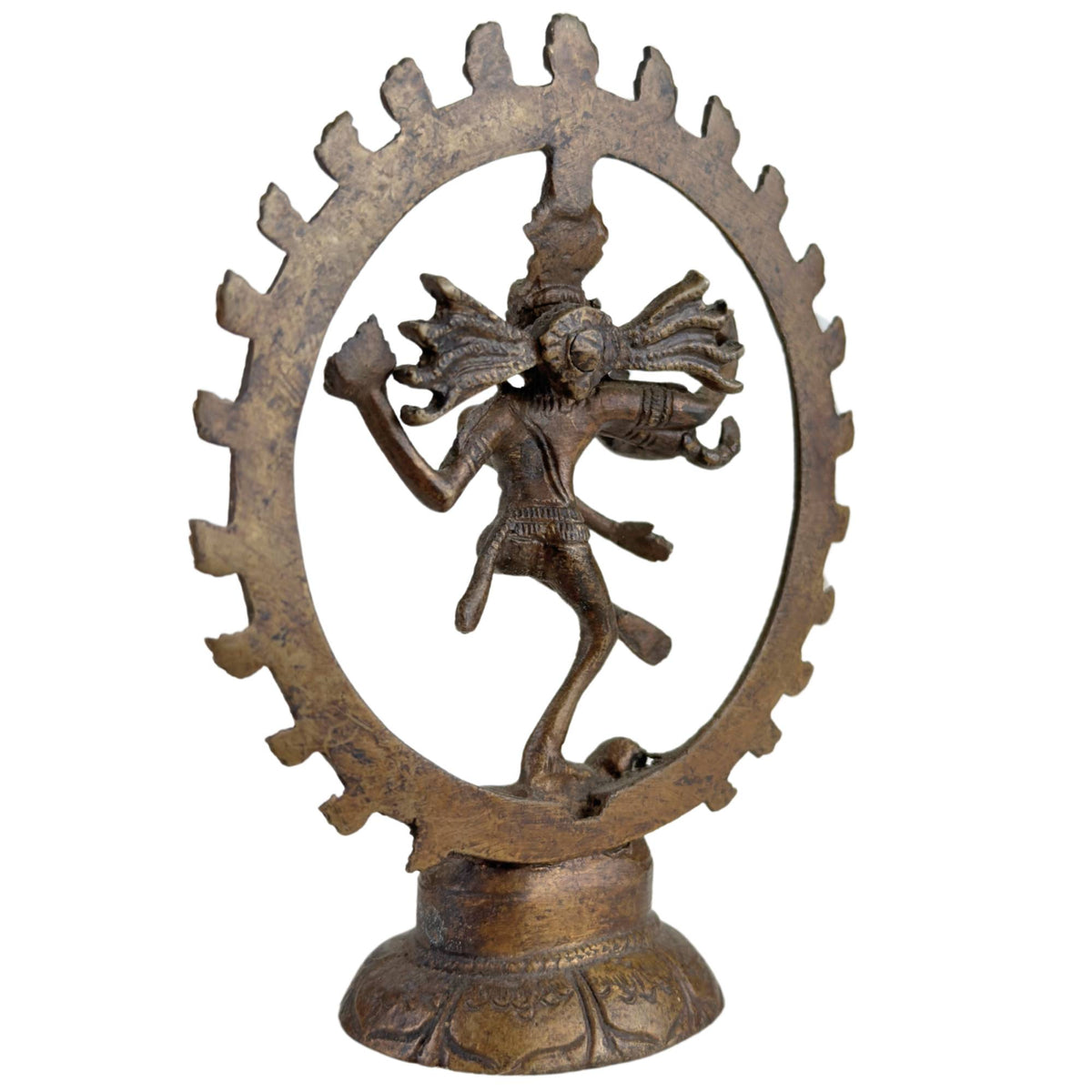 Set of three bronze Shiva Nataraja figures from India – view 5