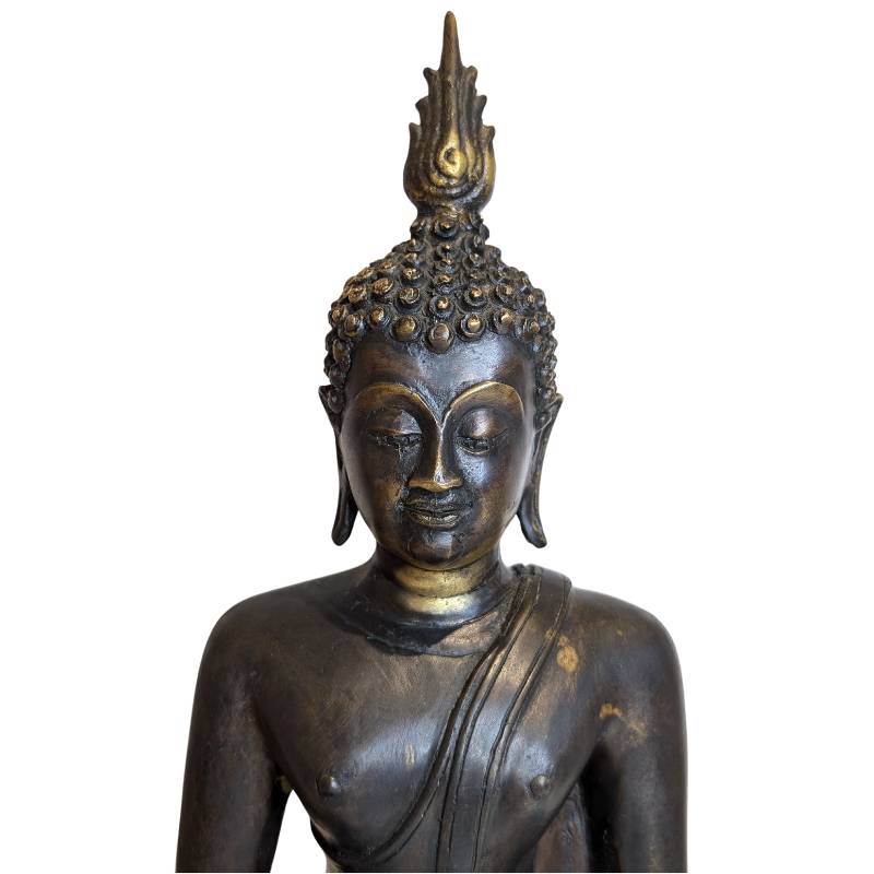 Meditierender Buddha aus Bronze

