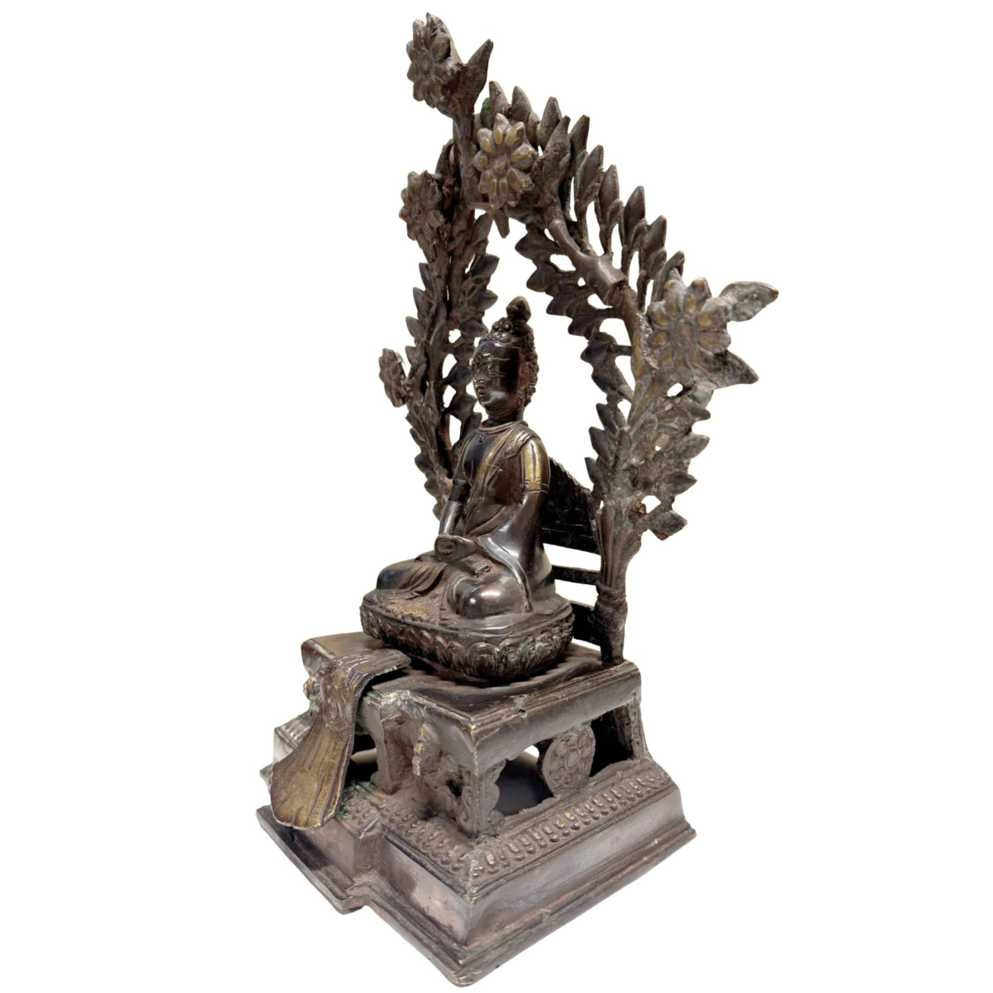 Seltene Bronzestatue aus Mustang

