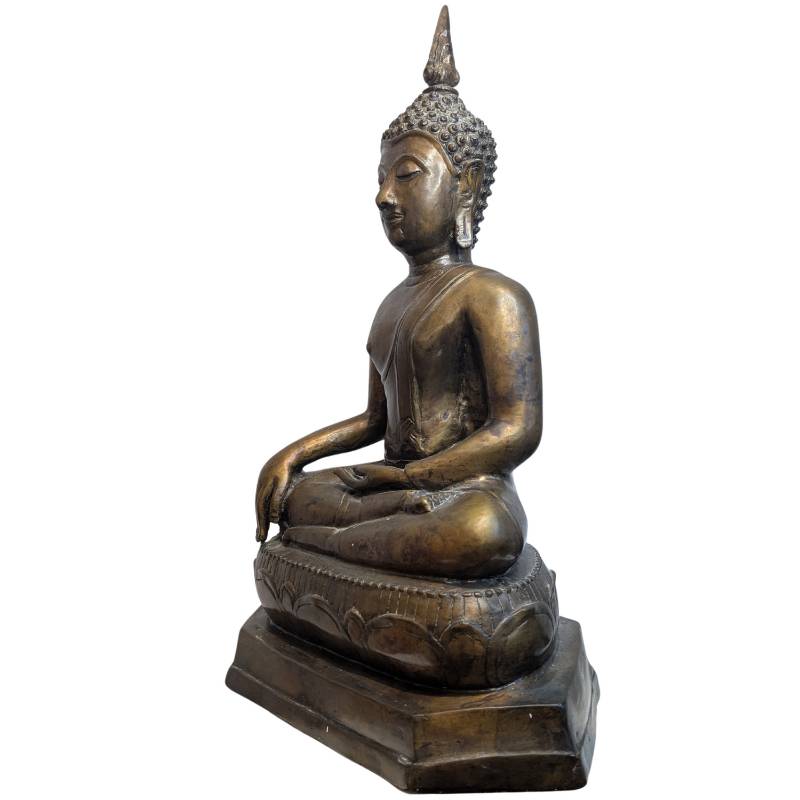 Traditionelle Buddha-Figur aus Bronze

