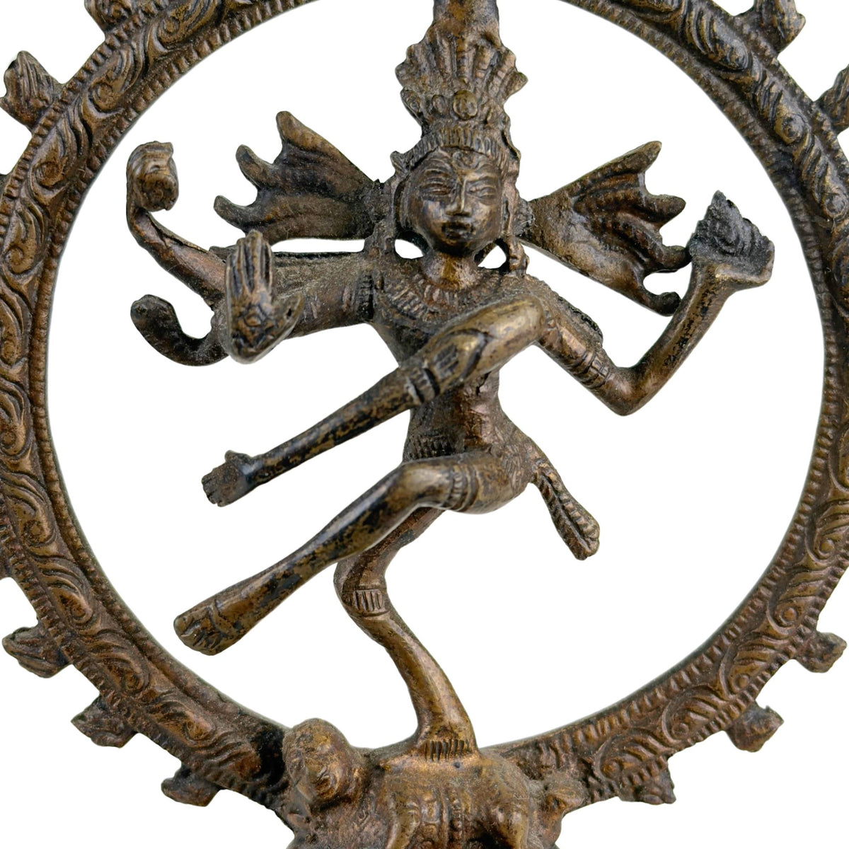 Set of three bronze Shiva Nataraja figures from India – view 8