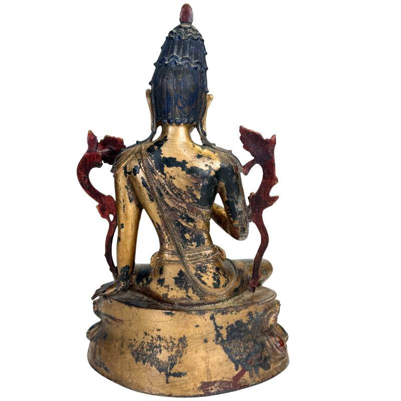 Vollständig fertiggestellte Altarstatue aus Bronze – 2. Hälfte des 20. Jahrhunderts