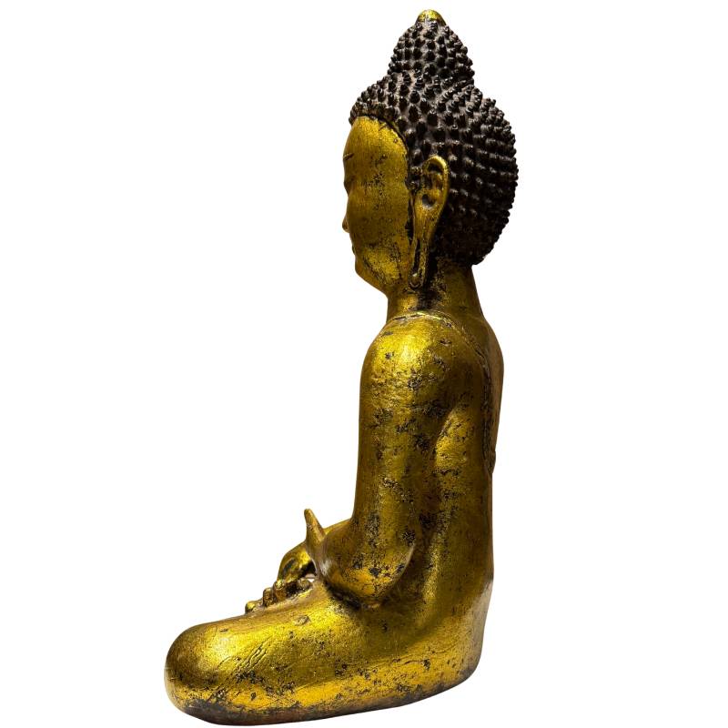 Bhumisparsha Mudra Eisenstatue Erleuchtungssymbol