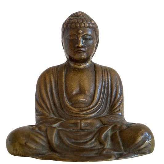 Sehr alter japanischer Buddha aus Bronze