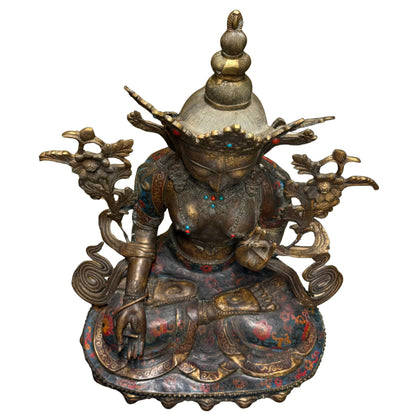 Sitatara Tibetisches Buddhismus vergoldete Bronze Cloisonné Emaille 19. Jahrhundert Meisterwerk