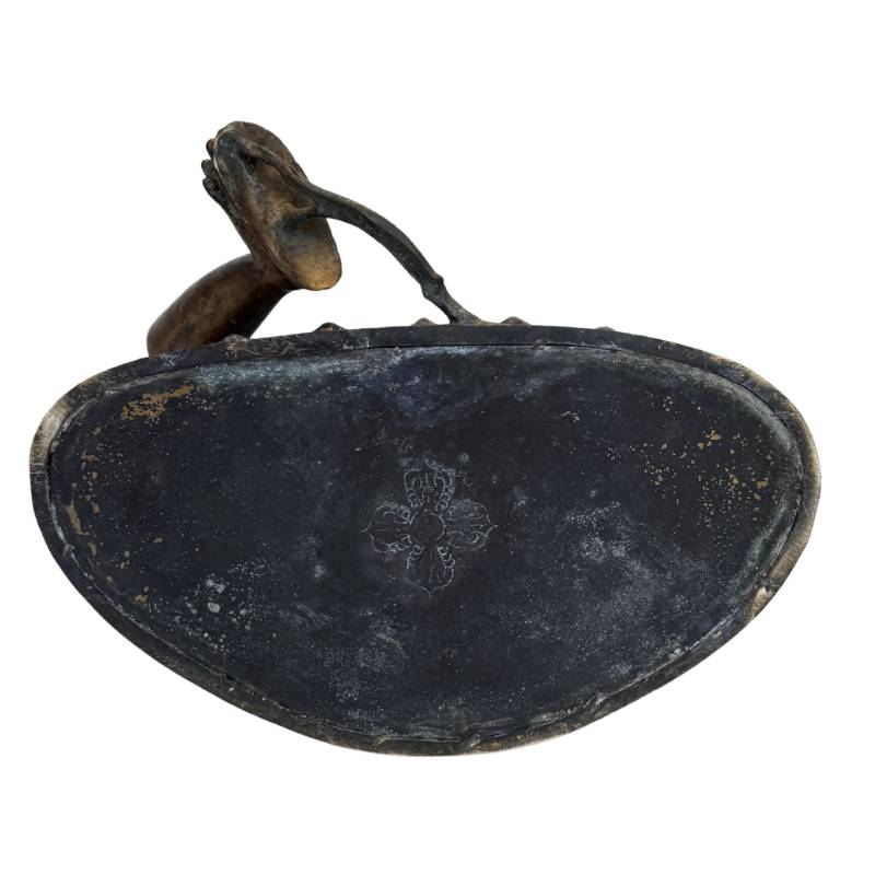 Spirituelle Bodhisattva-Kunst aus vergoldetem Metall
