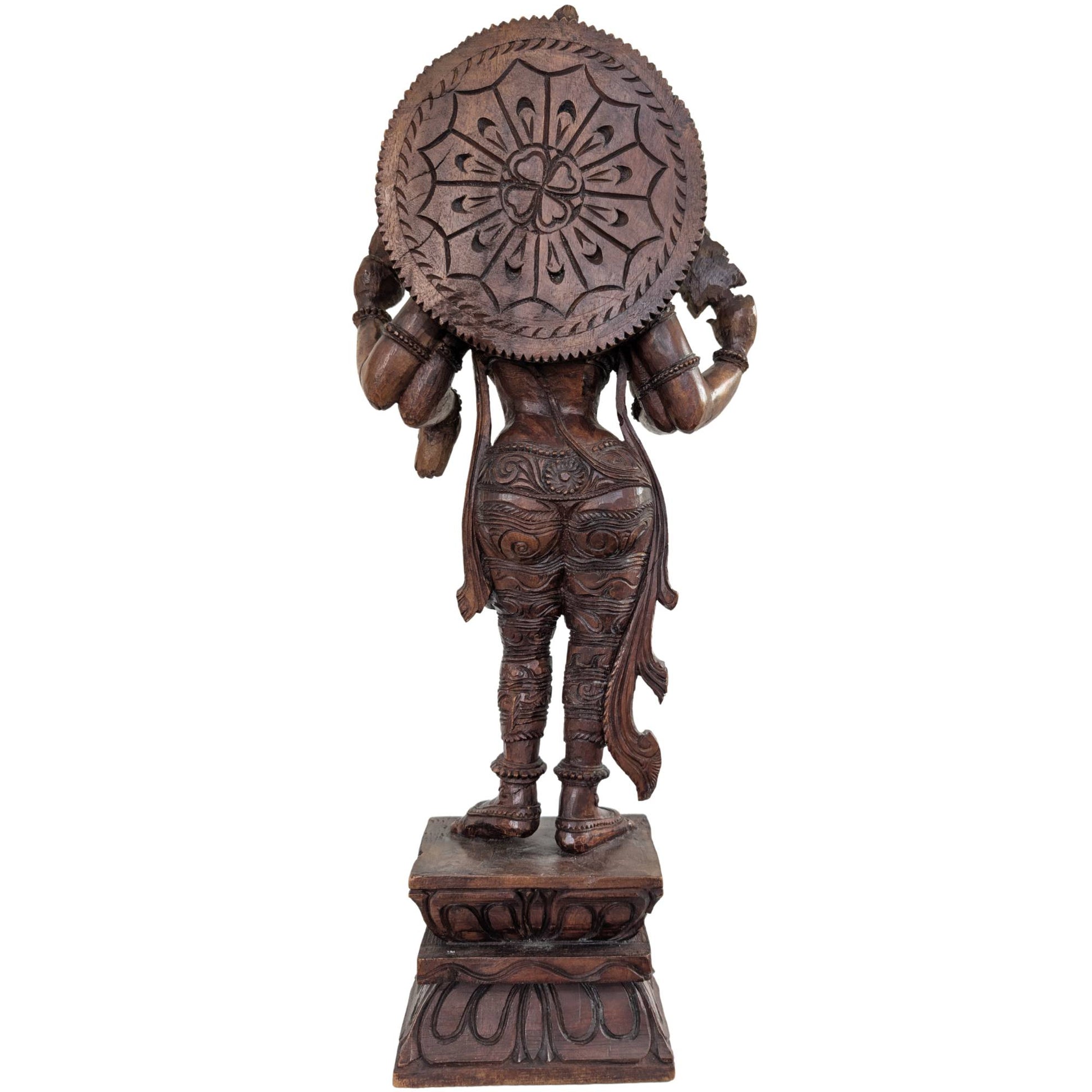 Vishnu in der Abhaya Mudra, der Geste der Beruhigung.