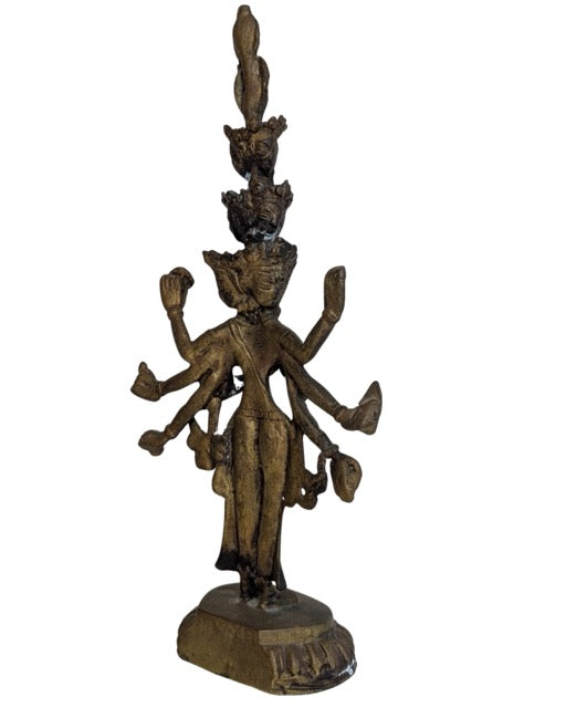 Antike Bronzestatue des Avalokiteshvara aus Tibet