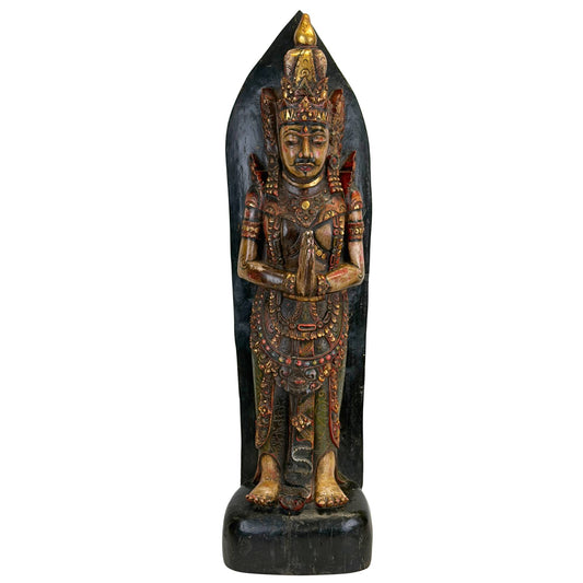 Antikes balinesisches Tempelbild aus Indonesien, ca. 1900